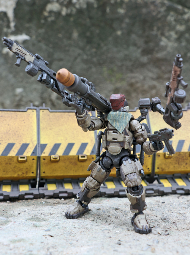 [玩具攝影] 細細粒，容易食！Oritoys PIA Club - Acid Rain 1/18 武器/外骨骼擴張包 AP-01 &amp; 02