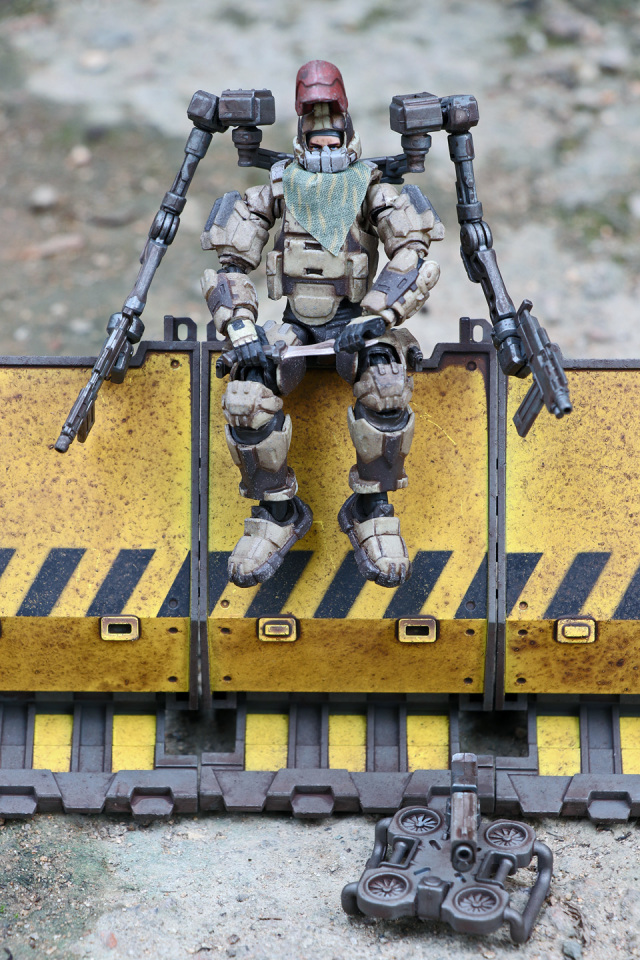 [玩具攝影] 細細粒，容易食！Oritoys PIA Club - Acid Rain 1/18 武器/外骨骼擴張包 AP-01 &amp; 02