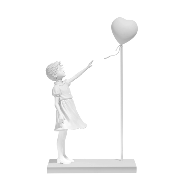 LOVE & PEACE & HOPE！塗鴉大師banksy天價傑作GIRL WITH BALLOON 立體化！