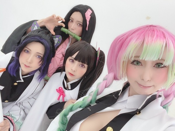 波多野結衣《鬼滅之刃》Cosplay 4大女神    暗黑力量超還「圓」?!   網友：真的沒番號?