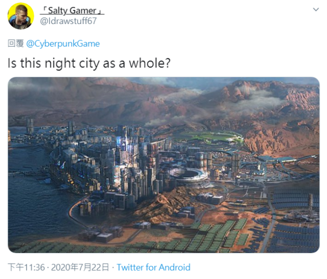 《電馭叛客 2077》新地圖:「惡土」 不夜城外到底還能多大 網友比對GTA才知道