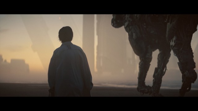 在近未來的幻想世界遊走,米津玄師出演能量飲料廣告並公開新曲「迷える羊」