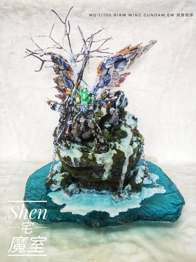 《復醒-融雪啟動》MG 飛翼鋼彈 場景製作