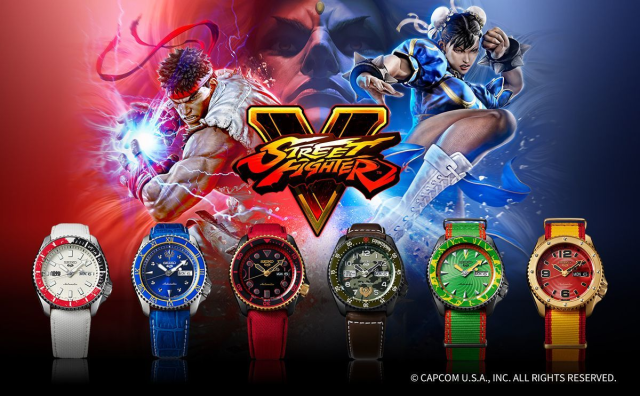 精準掌握連招的時機！SEIKO✕《快打旋風5》聯名活動，推出限量角色造型機械錶