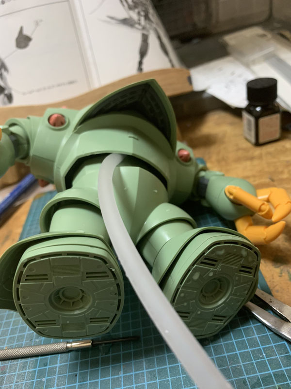 水陸兩用鋼普拉！？推主改造《機動戰士鋼彈》登場機體「索克」，讓鋼普拉變成水族箱過濾器！？