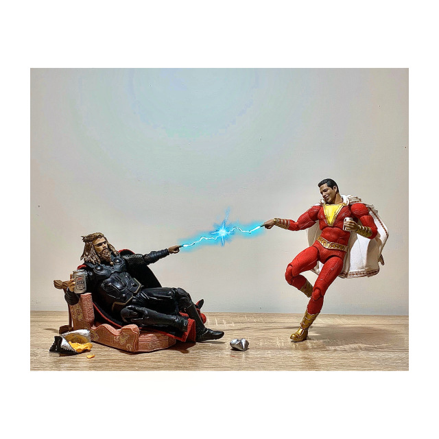 不用怕打雷也能當雷雷兄弟！—— MAFEX Shazam & S.H.F Thor endgame