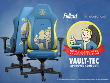 《異塵餘生 Fallout》× noblechairs合作推出「避難所男孩」版本電競椅