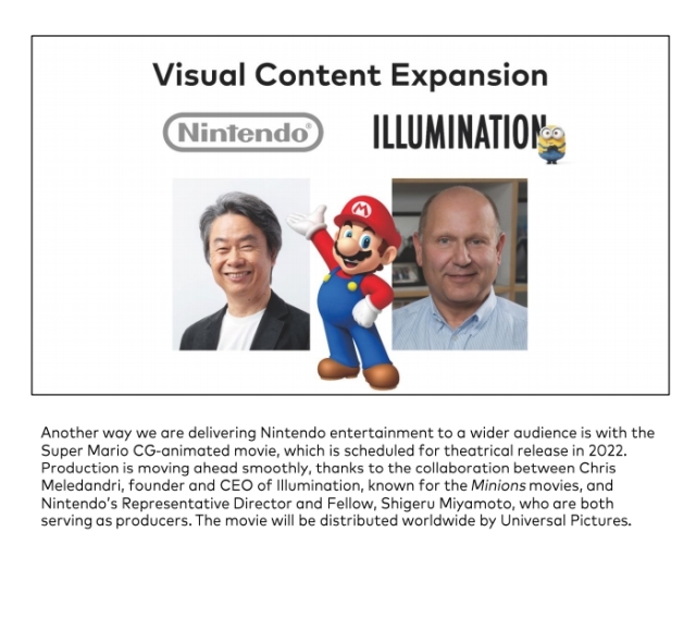 任天堂正式確認將推出《超級瑪利歐》3D動畫電影 預計將在 2022 年登上大銀幕