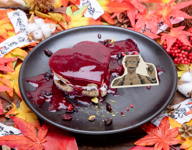 日本《咒術迴戰》期間限定咖啡廳餐點好嚇人 虎杖的心臟變成甜點啦!