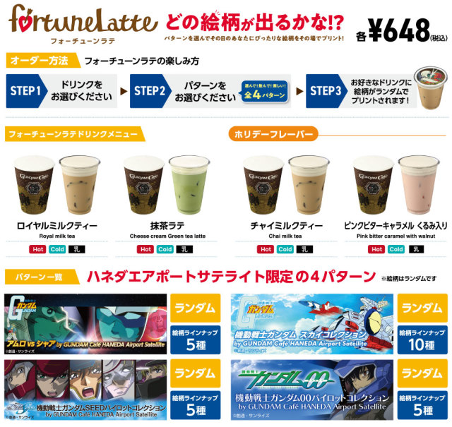 鋼彈官方咖啡廳「GUNDAM Café」進駐東京羽田機場 飲品周邊攻佔各位的荷包啦!