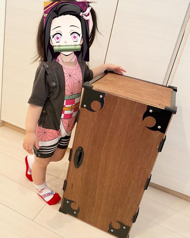日本藝人齋藤司替女兒製作出真的可以把人裝進去的 禰豆子木箱 粉絲大讚 真是好爸爸 日刊電電