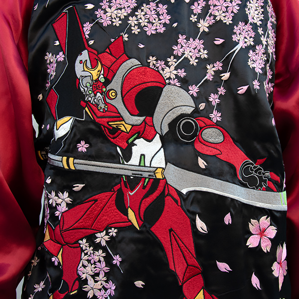 潮到出水～EVA GLOBAL×錦《福音戰士新劇場版》櫻與改2號機γ／明日香 雙面橫須賀外套