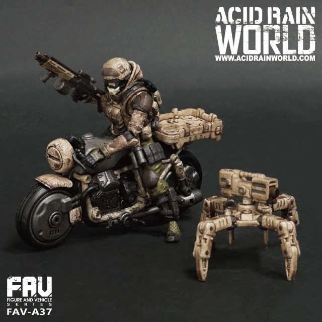 沙漠之迅狐！「ACID RAIN WORLD」1:18可動人偶系列_FAV-A37《沙狐單兵