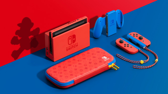 慶祝瑪利歐35週年「Nintendo Switch 瑪利歐亮麗紅X亮麗藍 主機組合」1月25日起接受預約！