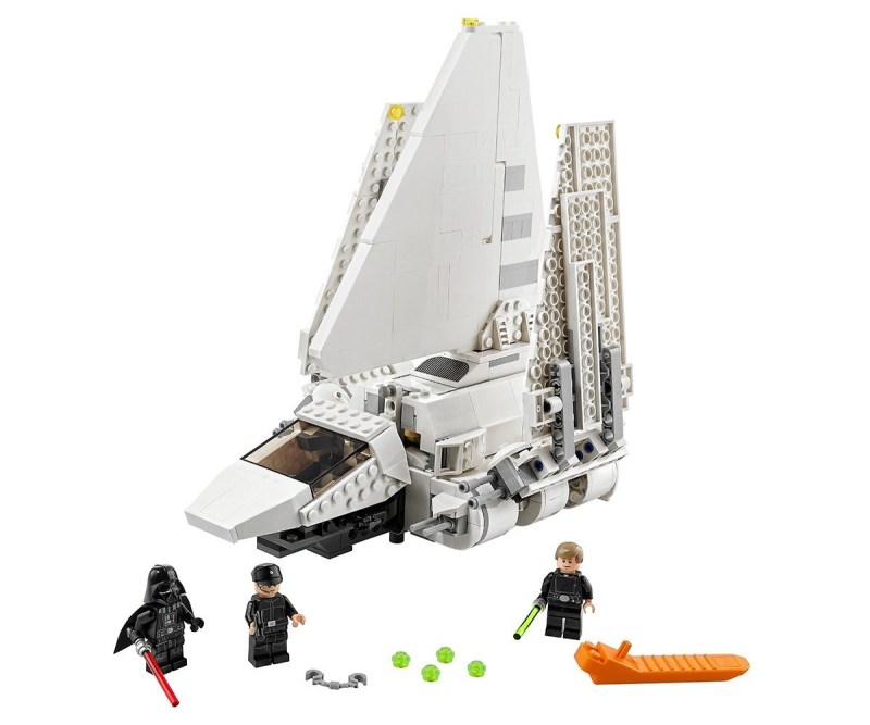 LEGO 75302《星際大戰》帝國穿梭機（Imperial Shuttle）讓你一次收齊「達斯·維德」與「路克·天行者」樂高人偶！