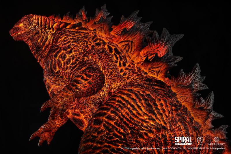 摩斯拉火焰之翼！SPIRAL STUDIO《哥吉拉 II 怪獸之王》紅蓮哥吉拉 終極大師雕像 一般版／豪華版