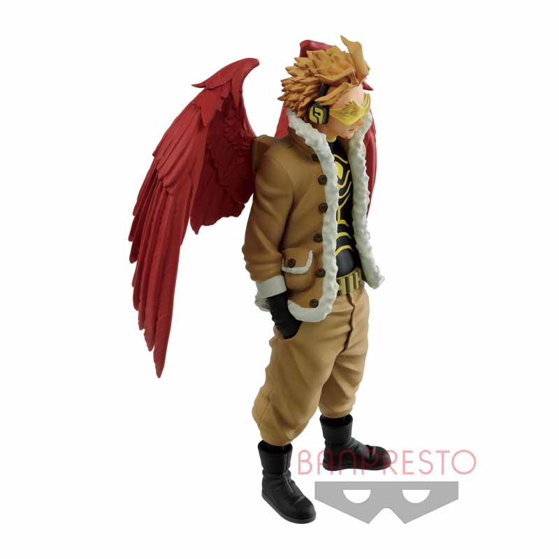 BANPRESTO AGE OF HEROES系列《我的英雄學院》霍克斯＆烈怒賴雄斗（黑白版本）