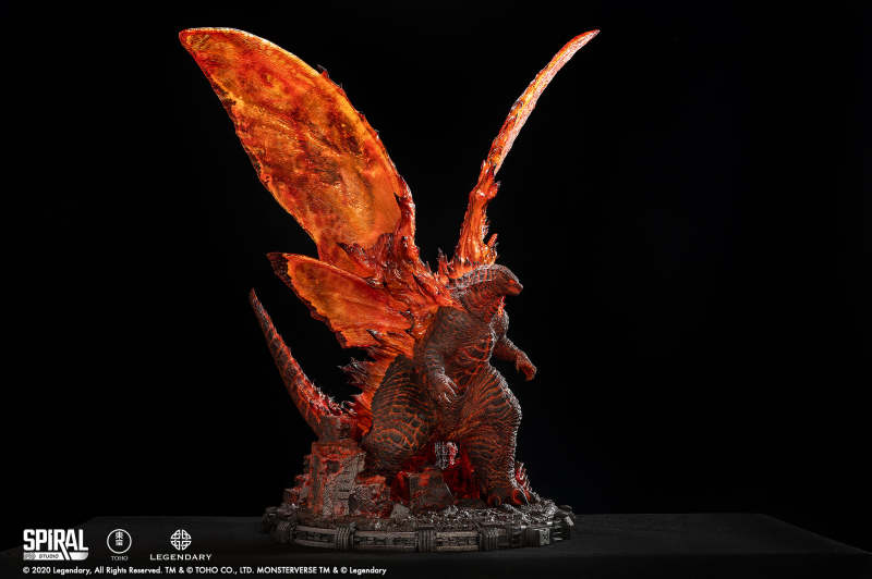 摩斯拉火焰之翼！SPIRAL STUDIO《哥吉拉 II 怪獸之王》紅蓮哥吉拉 終極大師雕像 一般版／豪華版