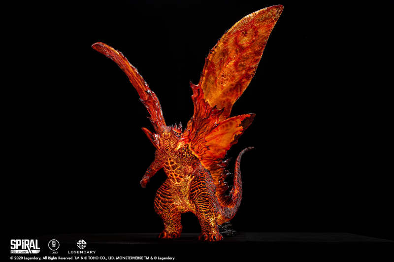 摩斯拉火焰之翼！SPIRAL STUDIO《哥吉拉 II 怪獸之王》紅蓮哥吉拉 終極大師雕像 一般版／豪華版