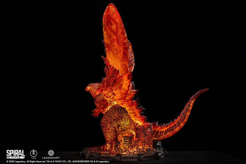 摩斯拉火焰之翼！SPIRAL STUDIO《哥吉拉 II 怪獸之王》紅蓮哥吉拉 終極大師雕像 一般版／豪華版