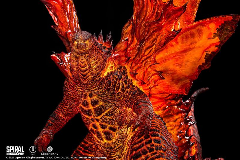 摩斯拉火焰之翼！SPIRAL STUDIO《哥吉拉 II 怪獸之王》紅蓮哥吉拉 終極大師雕像 一般版／豪華版