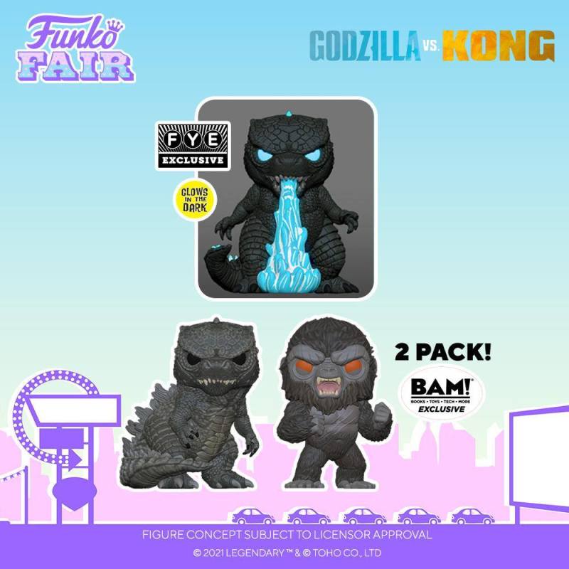 Funko POP! Movies、POP! Jumbo、POP! Keychain《哥吉拉大戰金剛》主題新作公開！