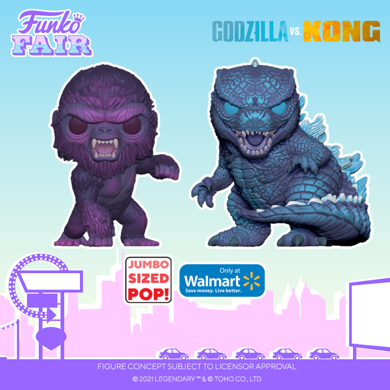 Funko POP! Movies、POP! Jumbo、POP! Keychain《哥吉拉大戰金剛》主題新作公開！