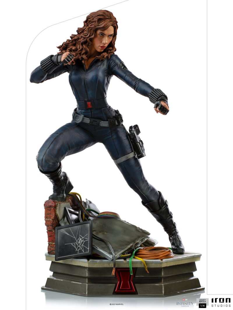Iron Studios Legacy Replica系列 MCU Infinity Saga【黑寡婦】1/4 比例全身雕像