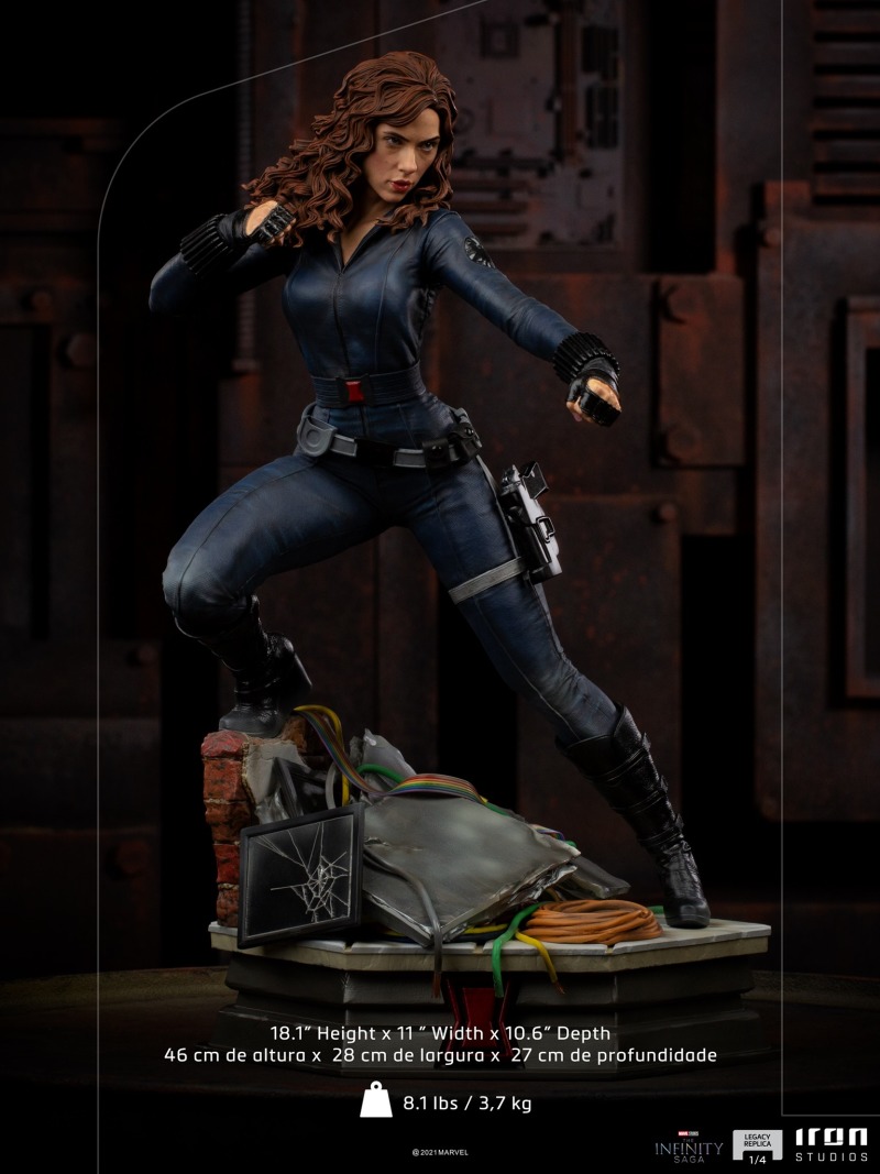 Iron Studios Legacy Replica系列 MCU Infinity Saga【黑寡婦】1/4 比例全身雕像