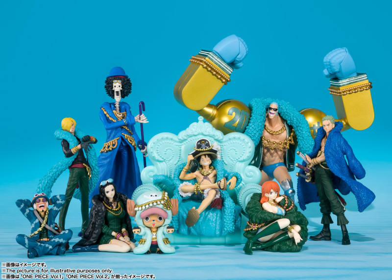 新系列TAMASHII BOX《航海王》ONE PIECE Vol.1 & Vol.2盒玩 微縮再現草帽海賊團的豪華派對！