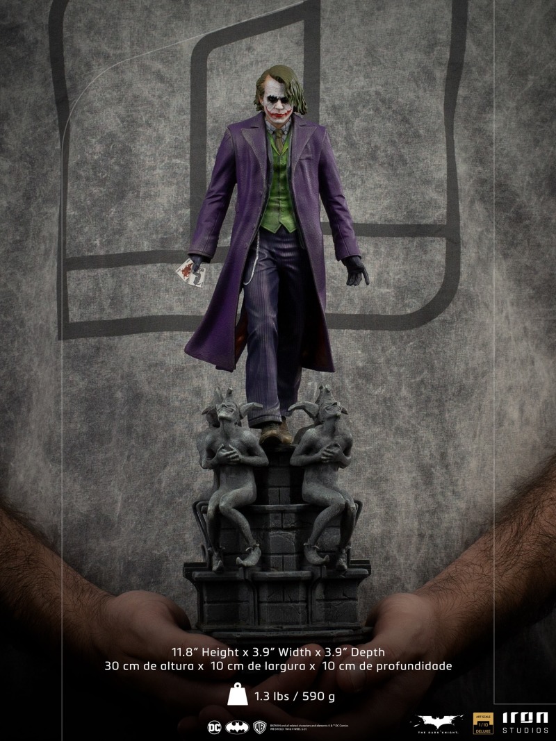 Iron Studios《黑暗騎士》小丑（The Joker）1/10 比例全身雕像