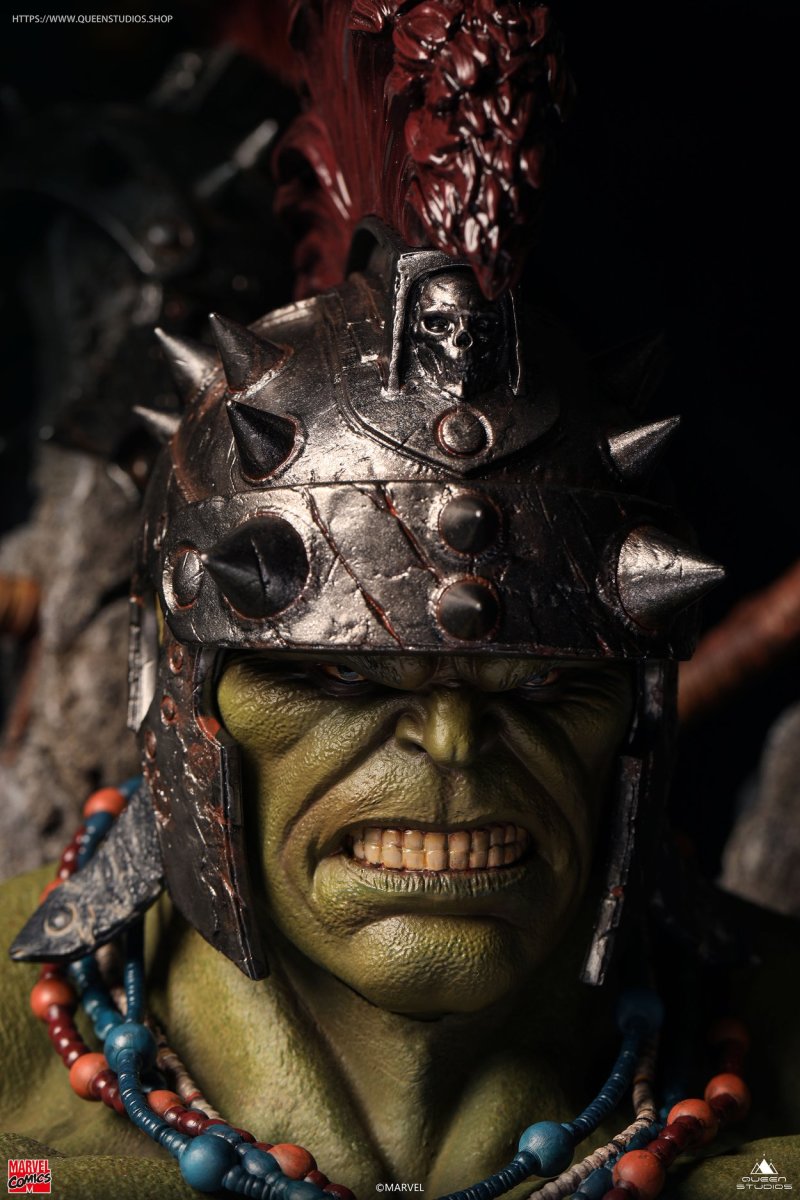 Queen Studios MARVEL Comics【綠殤浩克】Green Scar Hulk 1/4 比例全身雕像 普通版/高級版