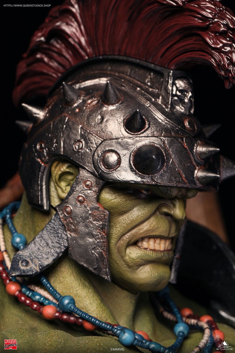 Queen Studios MARVEL Comics【綠殤浩克】Green Scar Hulk 1/4 比例全身雕像 普通版/高級版