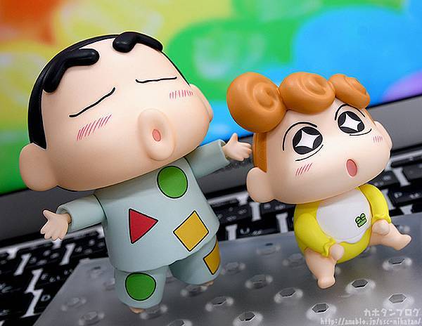 黏土人《蠟筆小新》野原新之助 睡衣Ver. ＆ 小葵 經典睡衣與豐富表情超萌再登場！