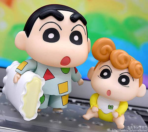 黏土人《蠟筆小新》野原新之助 睡衣Ver. ＆ 小葵 經典睡衣與豐富表情超萌再登場！