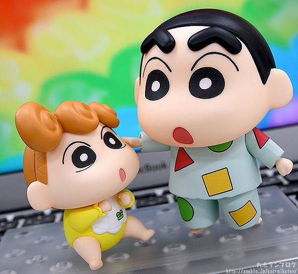 黏土人《蠟筆小新》野原新之助 睡衣Ver. ＆ 小葵 經典睡衣與豐富表情超萌再登場！