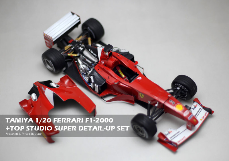 TAMIYA 1/20 F1 2000 +TOP STUDIO SUPER DETAIL-UP SET