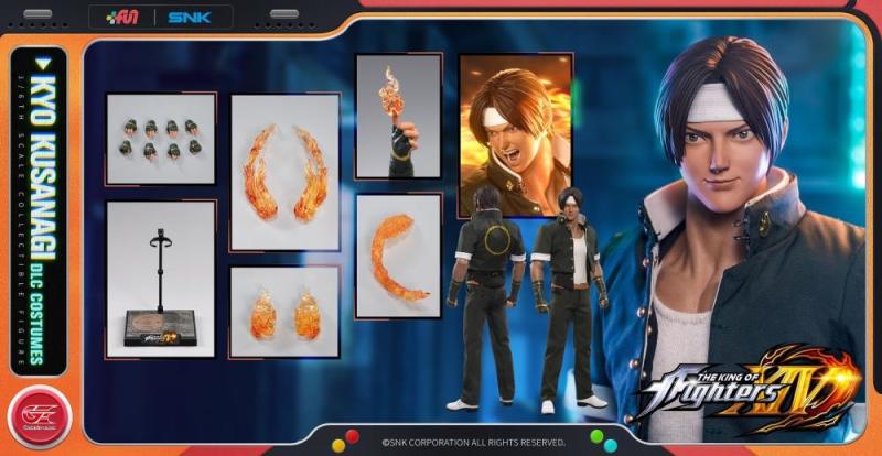 炎の貴公子回歸!GENESIS EMEN《拳皇XIV》草薙京 DLC經典版 1/6比例 可動包膠人偶