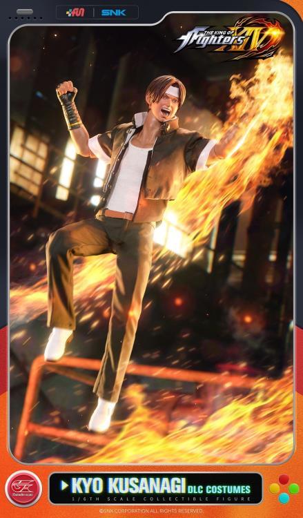 炎の貴公子回歸!GENESIS EMEN《拳皇XIV》草薙京 DLC經典版 1/6比例 可動包膠人偶