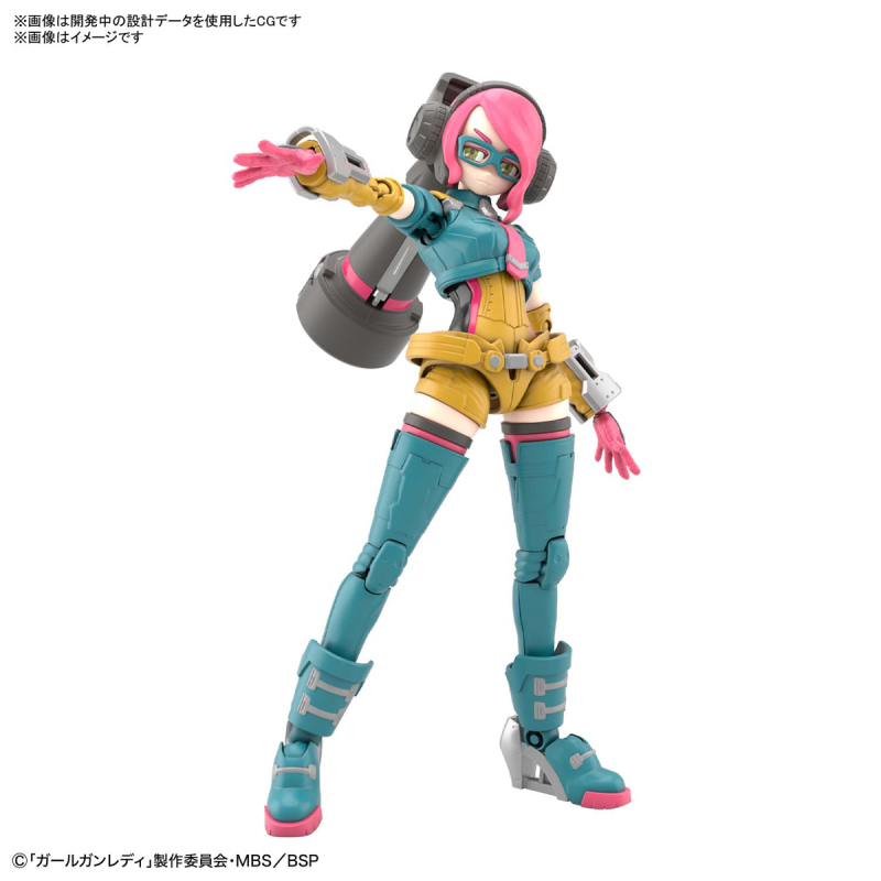 女高中生x模型槍 萬代新企畫『GIRL GUN LADY』組裝模型正式發表！