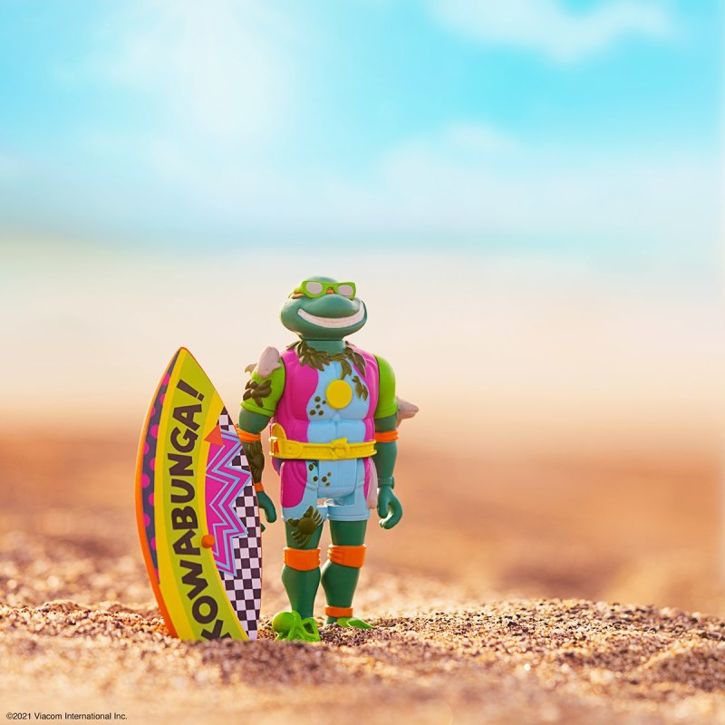 Super7 ReAction Figures系列《忍者龜》衝浪造型的「米開朗基羅」即將登場！？
