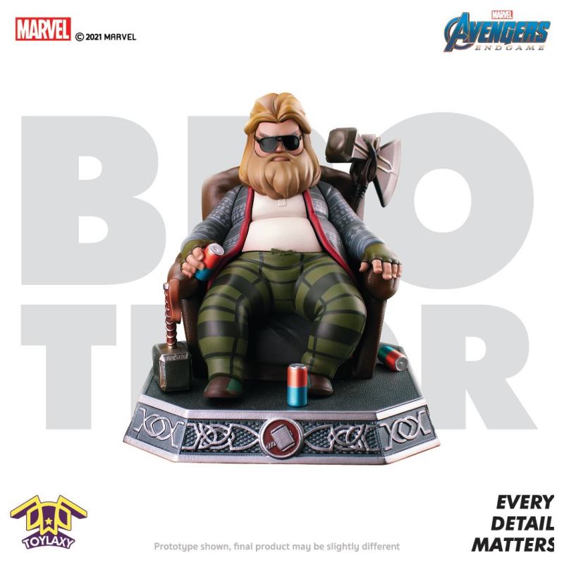 Toylaxy《復仇者聯盟：終局之戰》肥宅索爾（Bro Thor）PVC 塗裝完成品 與沙發融為一體的雷神！