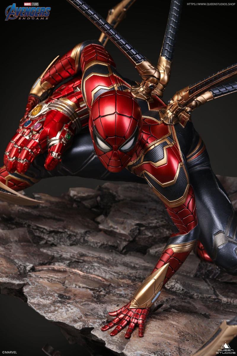 Queen Studios《復仇者聯盟:終局之戰》鋼鐵蜘蛛(Iron Spider)1/4 比例全身雕像 普通版/高級版/豪華版