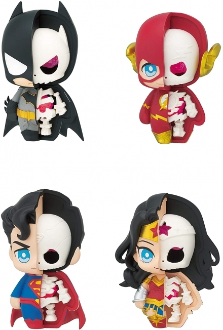 KAITAI FANTASY系列第三彈《正義聯盟》立體拼圖 窺探英雄服下的可愛內臟?