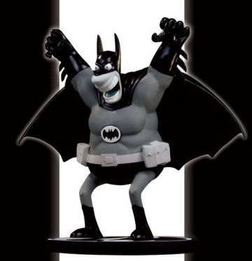 蝙蝠俠嘲諷版迷你黑白雕像