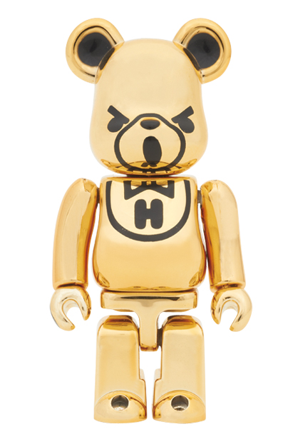 HYSTERIC BEAR 100%電鍍金 & 400%電鍍銀 BE@RBRICK