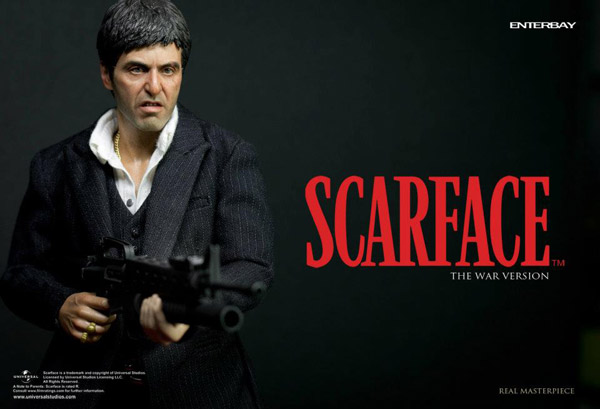 ENTERBAY SCARFACE フィギュア 未開封 Enterbay Scarface The War Version 1/6 ﻿Action Figure Model