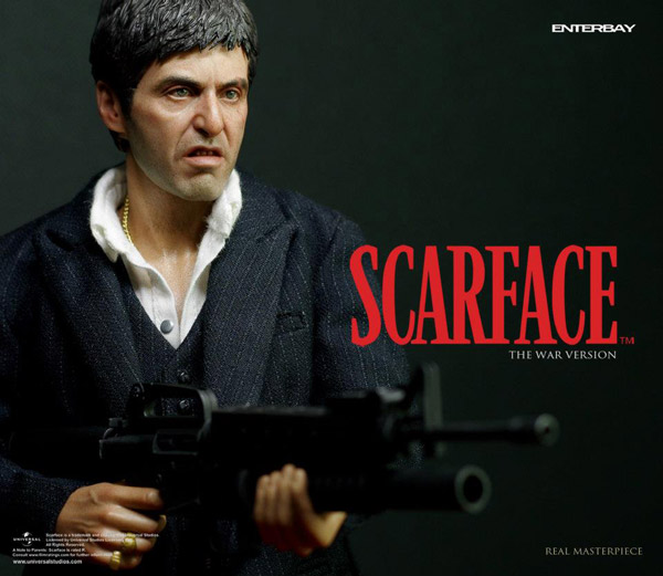 ENTERBAY - 疤面煞星（開戰版）/ Real Masterpiece - Scarface (The War Version)