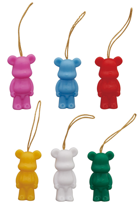 BE@RBRICK  軟膠熊 聖誕樹吊飾組