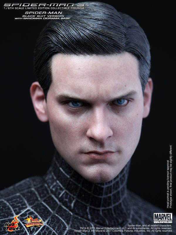 Hot Toys - 蜘蛛人 (黑衣版) 沙人造型地台